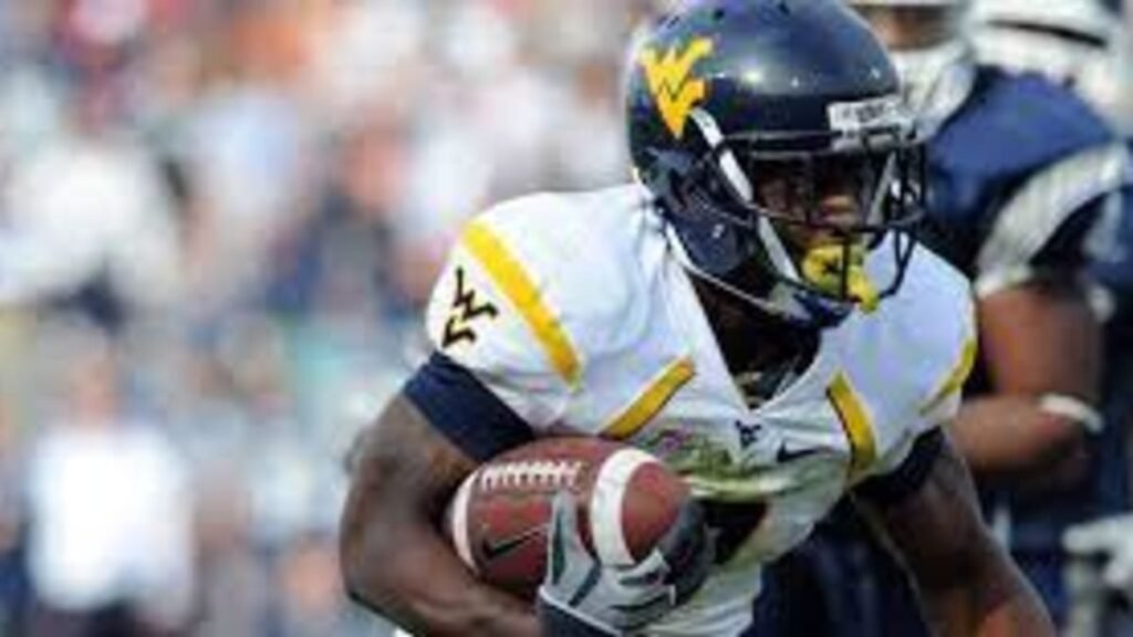 A picture of former WVU football player Noel Devine